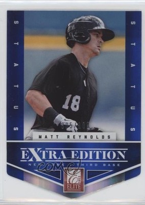 2012 Elite Extra Edition Status Blue Die-Cut 5/100 Matt Reynolds #192 fm0