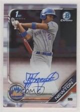 2019 Bowman Chrome Prospects Auto Shervyen Newton #CPA-SN Auto 00mo