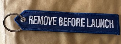 AIRBUS  REMOVE BEFORE LAUNCH Keychain