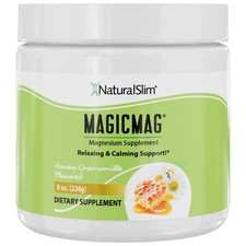 NaturalSlim MagicMag Anti Stress Drink - Pure Magnesium Citrate Powder