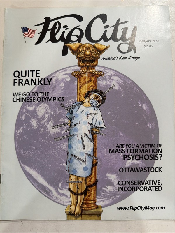 Flip City Magazine, Americas Last Laugh Comedy Magazine UNWOKE Issue 3.2 2022