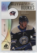 2024 Upper Deck SP Game Used Authentic Rookies Gold 87/149 Gavin Brindley 1t8r