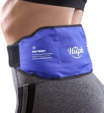 Hilph Ice Pack for Back Pain Relief, Reusable Lower Back Gel Wrap Hot Cold Comp