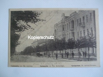 AK/  Tomachow ( Polen )  St. Antoni-Strasse