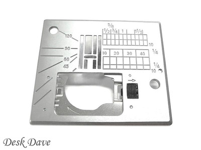 New Needle Plate, 846676009, JANOME MC6600, MC6600, ELNA 720 eXcellence, 7300.