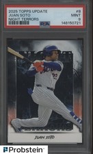 2025 Topps Update Night Terrors #8 Juan Soto New York Mets PSA 9 MINT