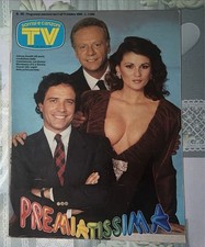 TV SORRISI E CANZONI 1986 N.40 , JOHNNY DORELLI , SERENA GRANDI