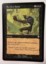 Magic the Gathering MTG Reckless Spite (121) Invasion LP