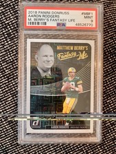 2018 Panini Donruss - Matthew Berry's Fantasy Life Aaron Rodgers #MBF1