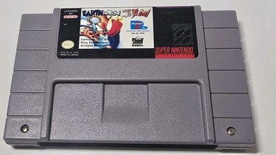 Earthworm Jim Super Nintendo SNES Cartridge Only Authentic 