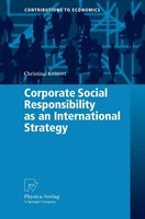 Corporate Social Responsibility As An International Strategy Christina Keinert