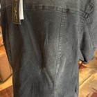 DG2 by Diane Gilman Black denim moto jacket Size 1X NEW (A) — photo 5