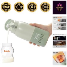 Instant Portable Milk Warmer - Super Fast Charging, Stainless Steel Flask