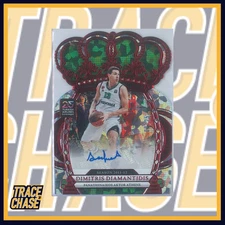 2024-25 Panini Crown Royale Euroleague BK Dimitris Diamantidis Crown Auto 08/25