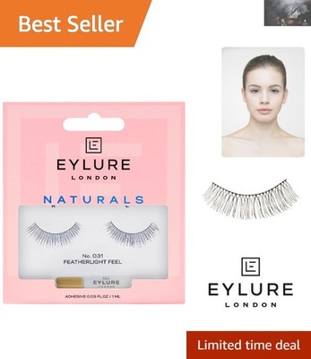 Naturals False Eyelashes No. 031 - Easy Reusable Silk Lashes for Stunning Eyes
