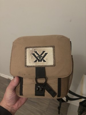 Vortex Optics Binocular Case Bag with Strap and Mesh Pockets Tan
