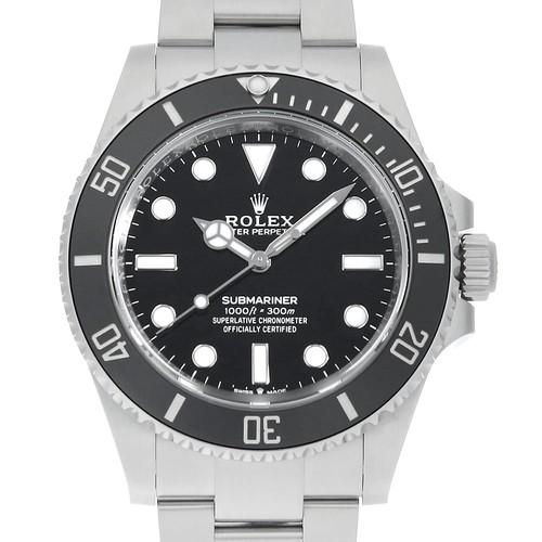 ROLEX SUBMARINER No Date 124060 black Random Number second han...