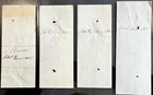 CIVIL WAR VETERAN PVT 14th NJ INFANTRY BENNETT CHECK DOCUMENTS SIGNED RED BANK