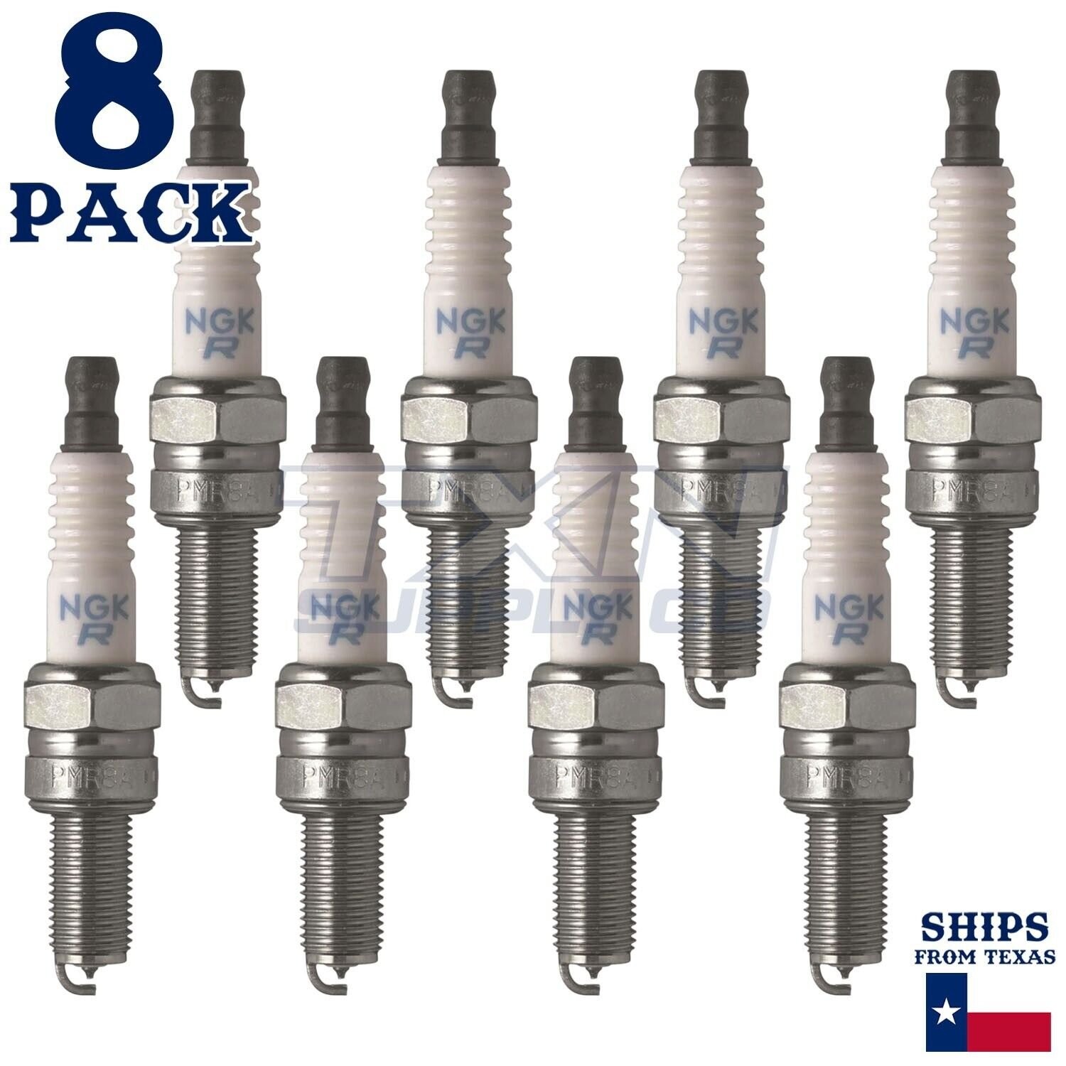 8 Pack NGK V-Power 6955 Spark Plugs CR9EB