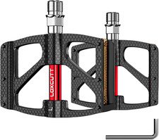 Mountain Bike Pedals MTB Pedals Bicycle Flat Pedal Aluminum 9/16" Sealed Bearing