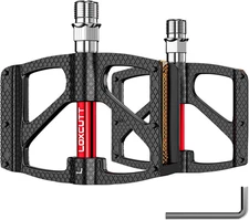 Mountain Bike Pedals MTB Pedals Bicycle Flat Pedal Aluminum 9/16" Sealed Bearing