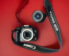 Canon EOS Rebel XTi DS126151 Digital Camera w/ Canon 18-55mm Lens Black Tested