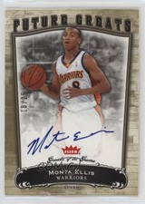 2005-06 Fleer Greats of the Game Future Gold 18/25 Monta Ellis #138 Auto e1e