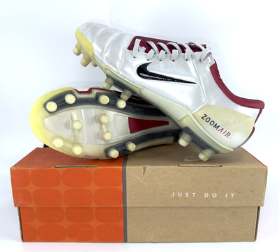Nike Total 90 Air Zoom III FG 308229-101 Elite US7 UK6 White Men's