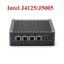 J4125/J5005 MiniPC 4x i226-V 2.5G LAN Home Server Type-C pfSense OPNsense AES-NI