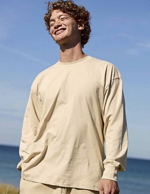 Langarm T-Shirt Unisex Oversize Longsleeve Organic in Conversion Nachhaltig