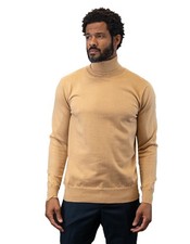Men's Turtleneck Sweaters Regular-Fit Taupe