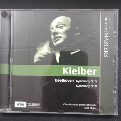 ERICH KLEIBER beethoven symphony 5 & 6 EX/EX (CD Album, Klassik, Medici Masters)