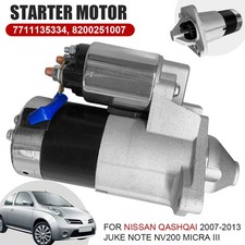 For Nissan Qashqai 2007-13 Juke Note NV200 1.5 dCi 1.6 Starter Motor 7711135334