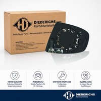 Spiegelglas Aussenspiegel Links Diederichs 1291027 FÜR BMW Ersatzglas Spiegel