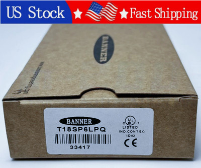 1PCS Brand New For BANNER T18SP6LPQ Photoelectric Switch Sensor US Stock