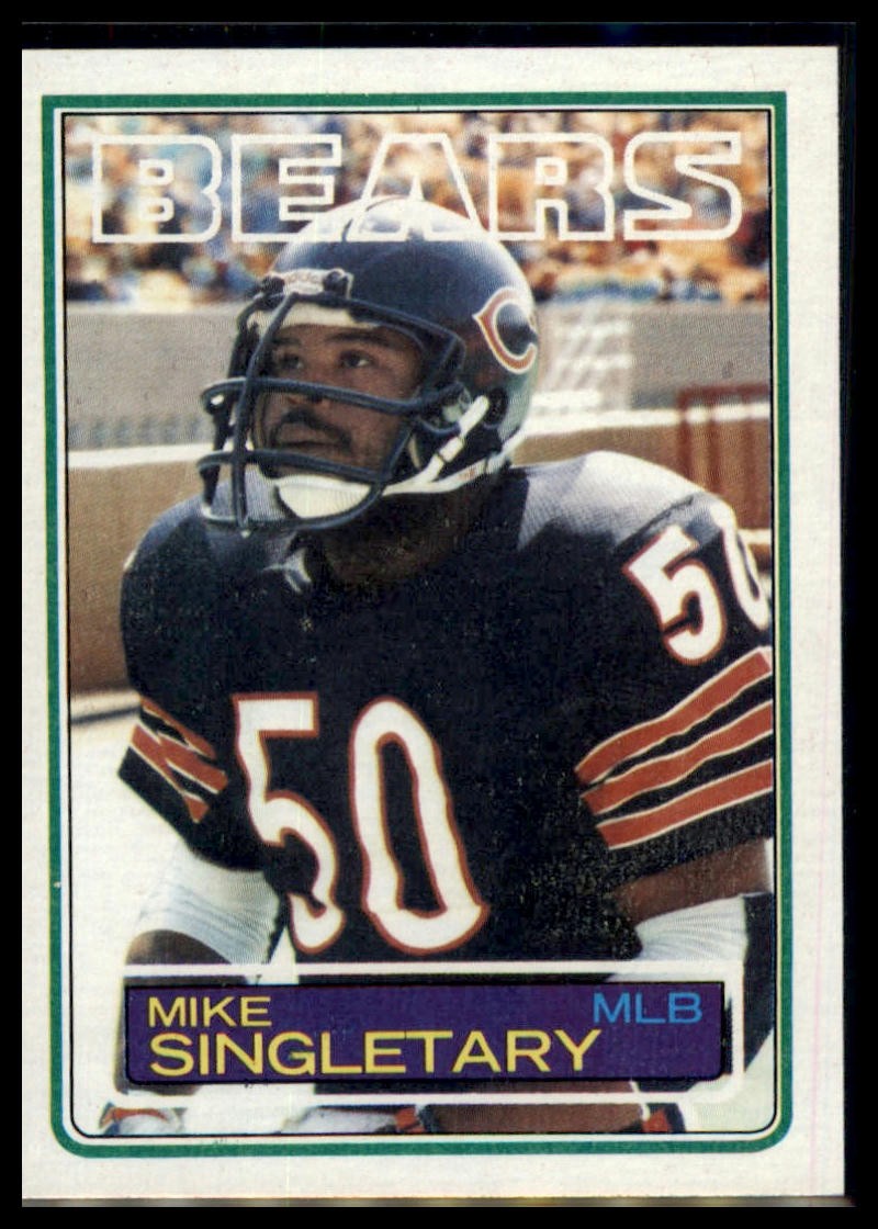 Mike Singletary 1983 Topps #38 Rookie Chicago Bears
