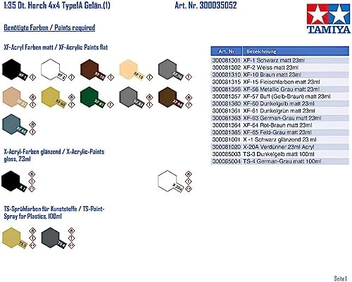Tamiya 1/35 militare n.52 esercito tedesco grande veicolo passeggeri militare... - Immagine 3 di 4