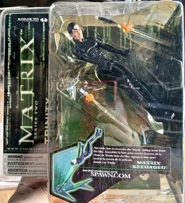 McFarlane Toys The Matrix Series 2 Trinity Reloaded Action Figure Boxed 2003