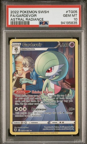 2022 Pokemon Schwert & Schild Astral Radiance #TG05 FULL ART/Gardevoir PSA 10