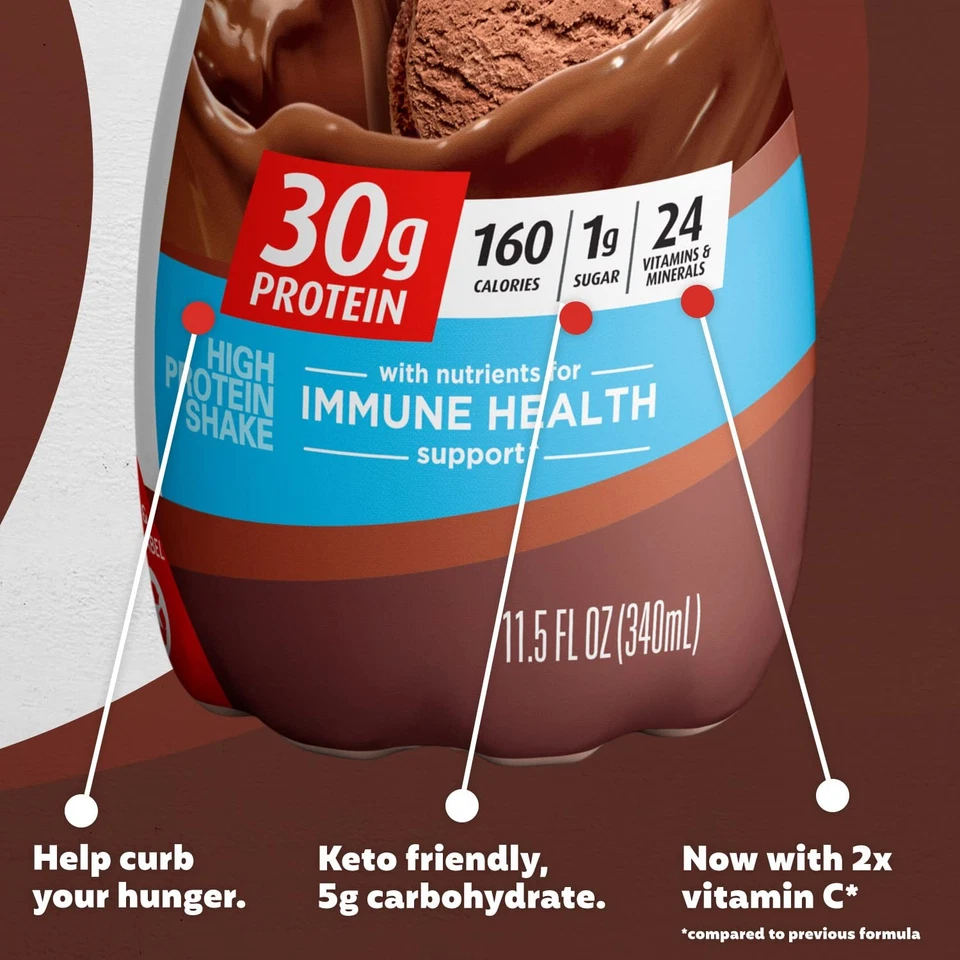Premier Protein Shake, Chocolate, 30g Protein 1g Sugar 24 Vitamins Minerals  - Image 3 of 4