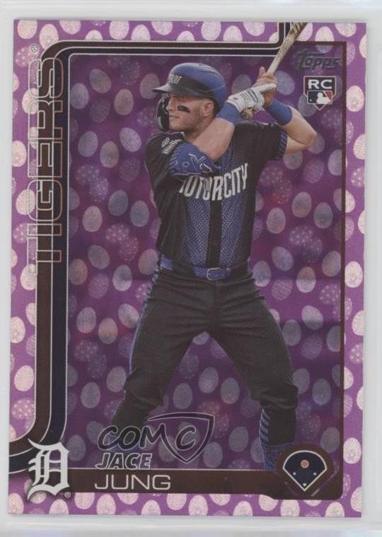 2025 Topps Series 1 Eggs Jace Jung #80 Rookie RC 3g6