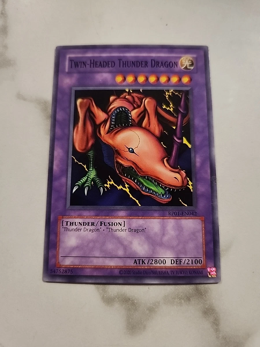 Twin-Headed Thunder Dragon RP01-EN042 Retro Pack for sale | eBay