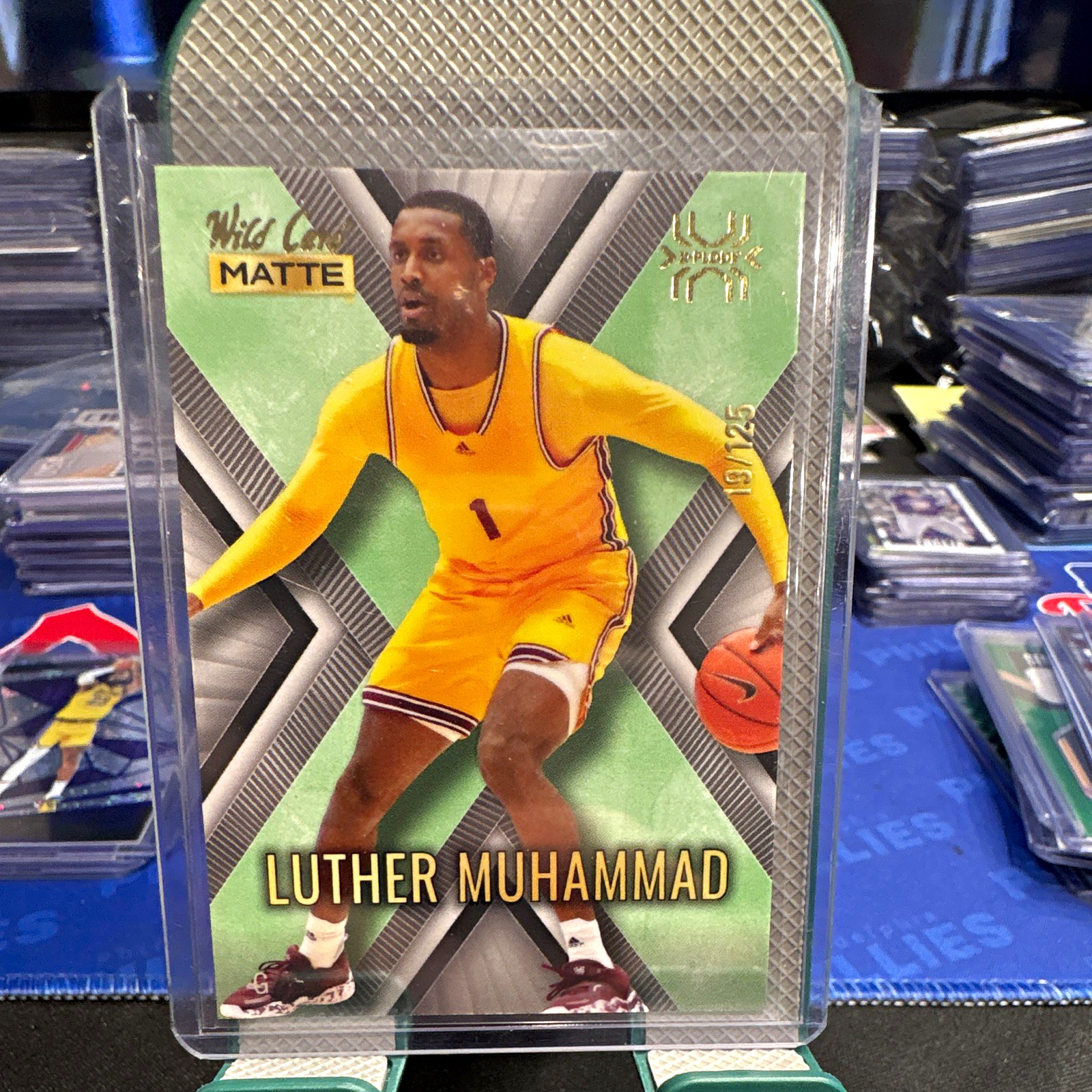 2022 Wild Card Matte X-Plode Luther Muhammad #MXP-30 Insert /15 NCAA