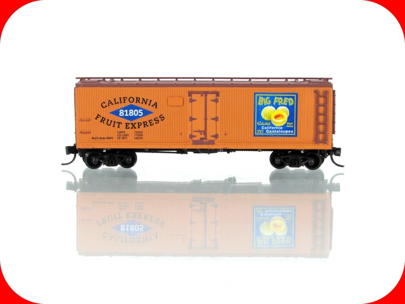 N Scale *CALIFORNIA FRUIT EXPRESS* Big Fred Reefer #81805, Micro Trains Special