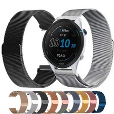 For Garmin Forerunner 165 570 245 55 645 Strap Mesh Band Metal Milanese