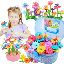 Flower Building Toy Set for Girls, Best Birthday Gifts for 3 4 5 6 7 Year Old...