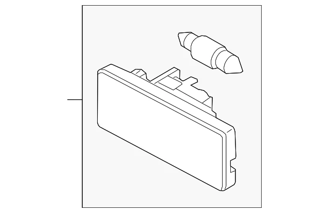 Lámpara de cortesía genuina para equipaje de carga trasera Nissan VER LISTA NUEVO OEM Foto 2 de 4