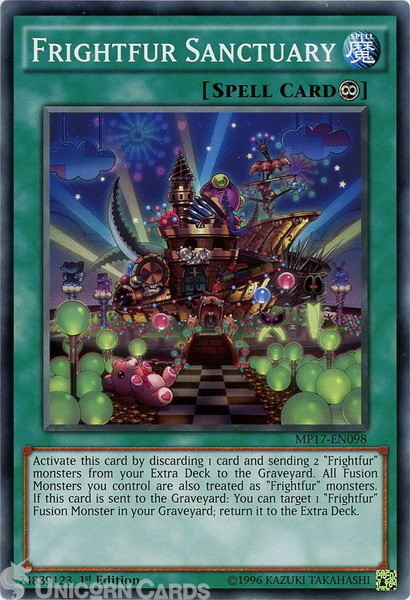 MP17-EN098 Frightfur Sanctuary Common 1st Edition Mint Yu-Gi-Oh! Card