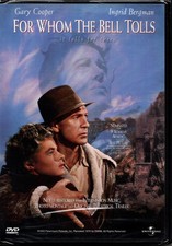 For Whom the Bell Tolls - New! - Gary Cooper - Ingrid Bergman - Ernest Hemingway