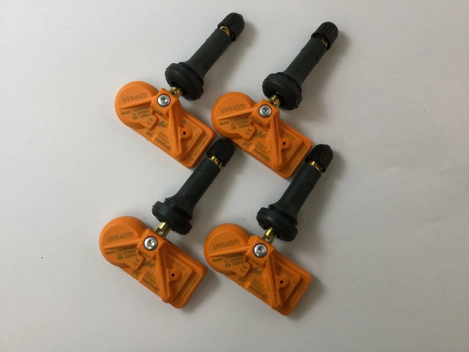 Juego 4 sensores de presión de aire para neumáticos Huf TPMS 315 MHZ goma ajuste 06-10 Kia Optima Foto 2 de 4